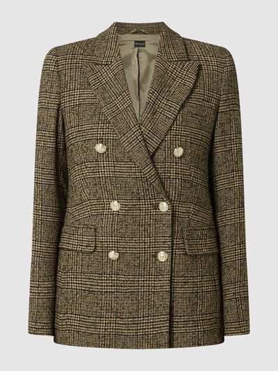 Pennyblack Blazer met glencheck, model 'Orso' Kaki - 2