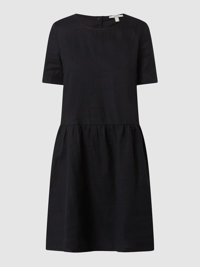 Esprit Kleid aus Leinen Black 2