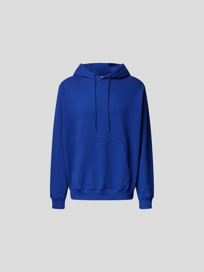 MSGM Oversized Hoodie mit Label-Print Royalblau 2