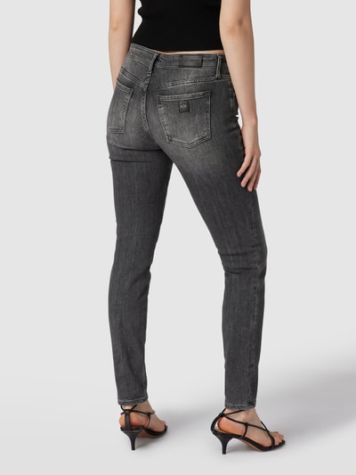 ARMANI EXCHANGE Super skinny fit jeans met labeldetails Middengrijs - 5