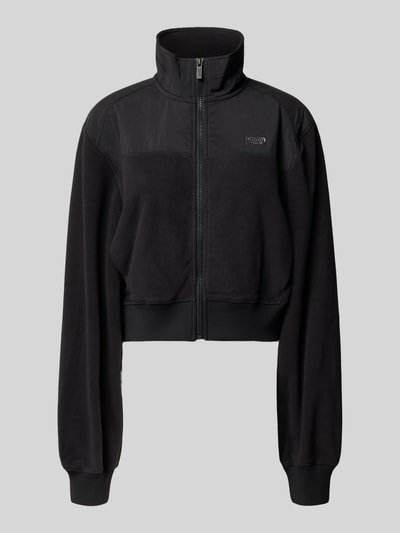 Tommy Jeans Regular Fit Sweatjacke aus Fleece Black 2