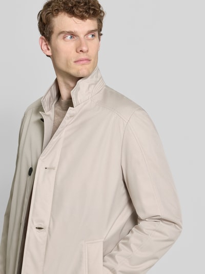 Roy Robson Płaszcz nylonowy ze stójką i wpuszczanymi kieszeniami Beżowy 3