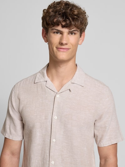 Only & Sons Vrijetijdsoverhemd met reverskraag, model 'CAIDEN' Beige - 3