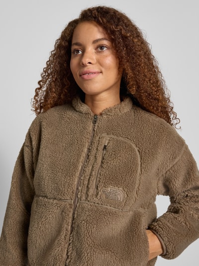 The North Face Fleecejack met labelstitching, model 'EXTREME PILE' Donkerbruin - 3
