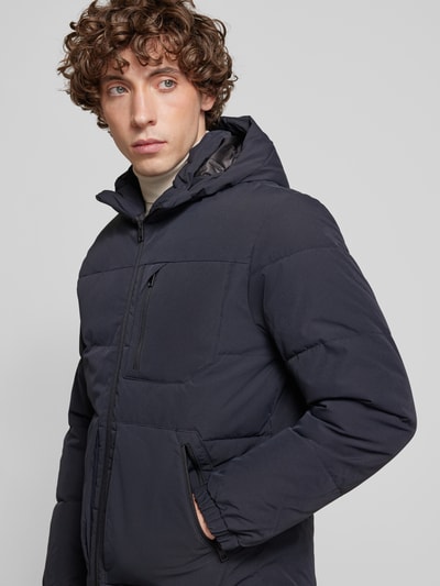 Jack & Jones Gewatteerd jack met ritszakken, model 'OTTO' Marineblauw - 3