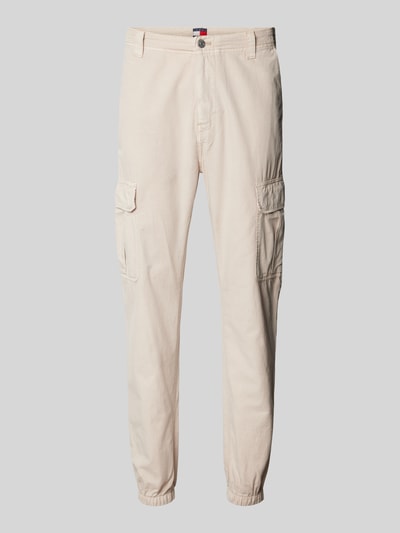 Tommy Jeans Cargohose mit Label-Detail Modell 'RYAN' Beige 2