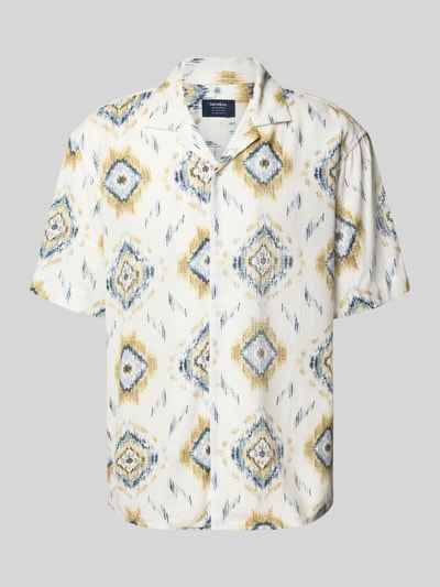 MCNEAL Vrijetijdsoverhemd van een mix van viscose en linnen Offwhite - 2