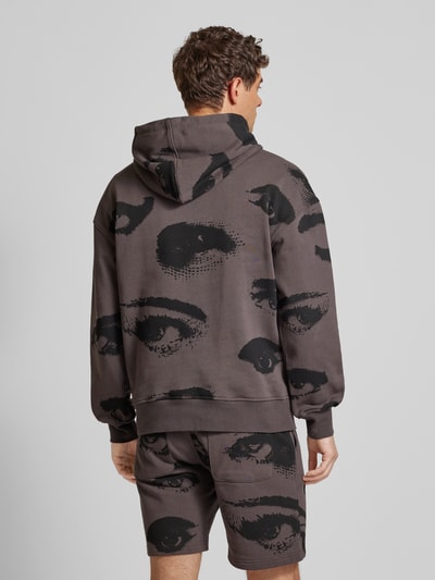 The Hundreds Hoodie mit Känguru-Tasche Modell 'SURVEILLANCE' Anthrazit 5