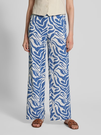Christian Berg Woman Stoffhose mit Tunnelzug Hellblau 4