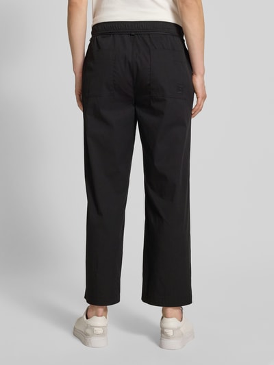 MAC Straight Leg Stoffhose mit verkürztem Schnitt Modell 'CHiara' Black 5