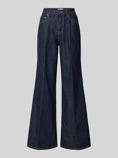 Gina Tricot Wide Fit Jeans mit Bügelfalte Jeansblau 2