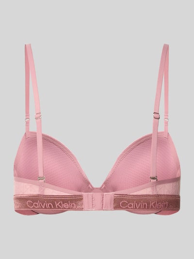 Calvin Klein Underwear biustonosz z wzorem z logo Różowawy 3