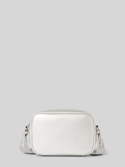 HUGO Crossbody Bag mit Label-Detail Silber 2