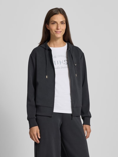 Guess Activewear Sweatjacke mit Label-Detail Modell 'OLYMPE' Black 4