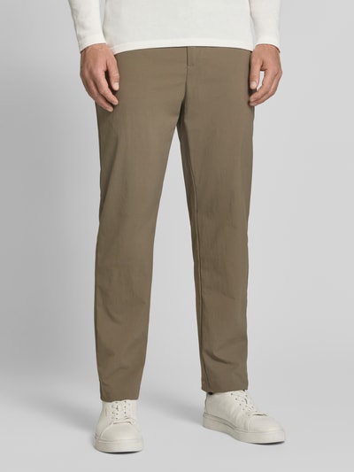 Selected Homme Regular Fit Anzughose mit Gürtelschlaufen Modell 'HALLS' Oliv 4