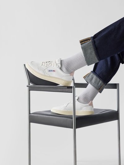 Autry Sneaker mit Kontrastbesatz Weiß 1