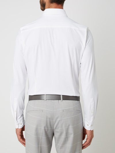 JOOP! Collection Slim Fit Business-Hemd mit Stretch-Anteil Modell 'Pajos' Weiss 5