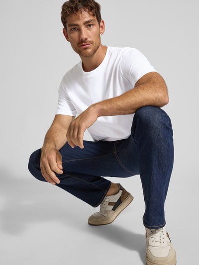 SELECTED HOMME T-shirt o kroju regular fit z mieszanki bawełny model ‘ASPEN’ Biały 3