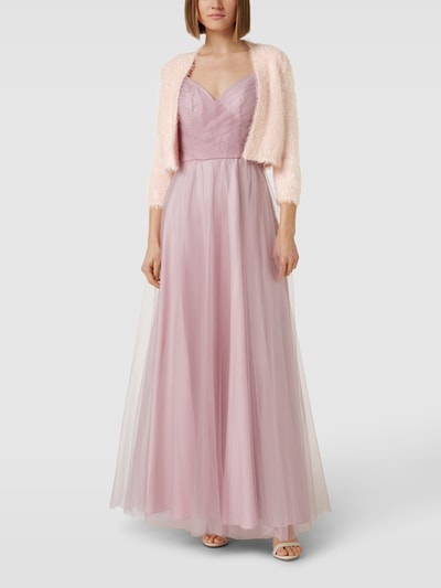V.M. Bolero mit Strukturmuster Rosé 1