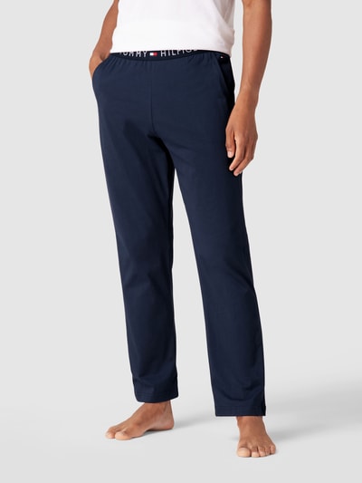 Tommy Hilfiger Pyjamahose mit Logo-Bund Dunkelblau 1