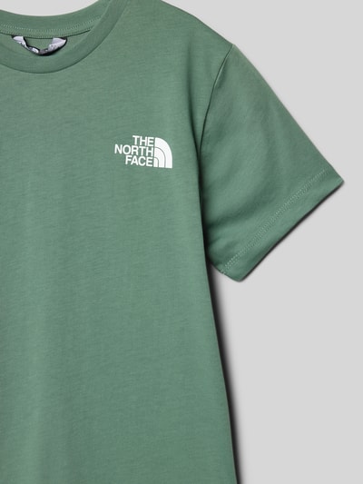 The North Face T-Shirt aus reiner Baumwolle Oliv 2