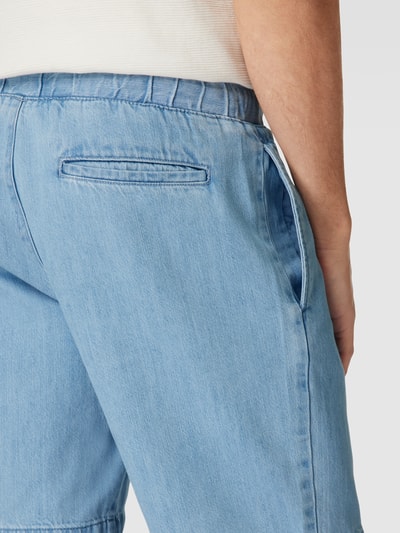 JAKE*S STUDIO MEN Szorty jeansowe z tunelem Jeansowy niebieski 3