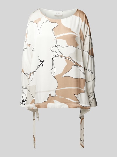 MORE Bluse mit U-Boot-Ausschnitt Offwhite 1