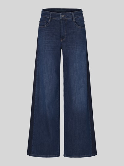 MAC Wide Leg Jeans aus Modal-Mix Dunkelblau 2
