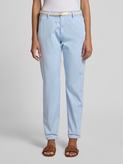 s.Oliver RED LABEL Regular Fit Chino aus Baumwoll-Mix Hellblau 4