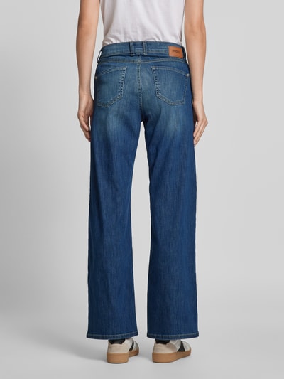 Angels Relaxed fit jeans in 5-pocketmodel, model 'LIZ' Marineblauw - 5