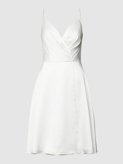 Luxuar Cocktailkleid in Wickel-Optik Offwhite 2