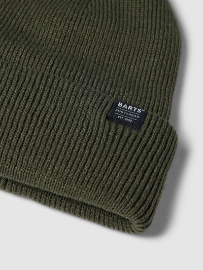 Barts Beanie mit Label-Detail Modell 'KINABALU' Oliv 2