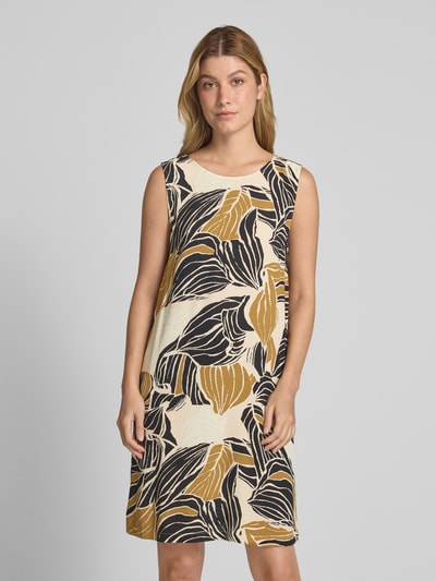 Tom Tailor Regular fit mini-jurk van pure viscose Zwart - 4