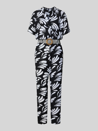 ZABAIONE Jumpsuit mit V-Ausschnitt Black 2