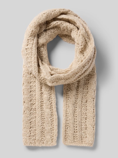 Marc O'Polo Gebreide sjaal van alpacamix Offwhite - 1