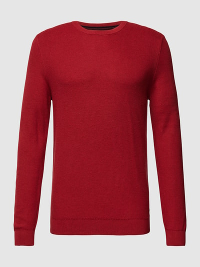 Pierre Cardin Gebreide pullover in effen design met ronde hals Lichtgroen - 2