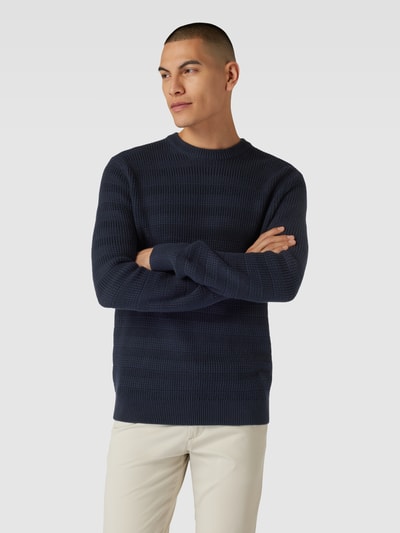 Esprit Collection Strickpullover mit Streifenmuster Marine 4