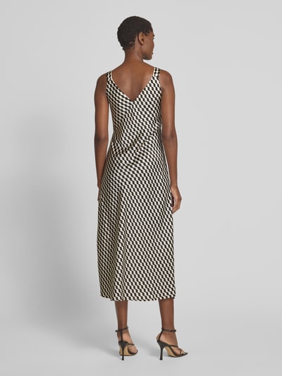 Someday Sukienka midi z dekoltem w serek model ‘Qova’ Czarny 5