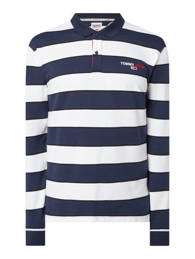 Tommy Jeans Rugby-Shirt mit Logo-Detail  Weiss 2