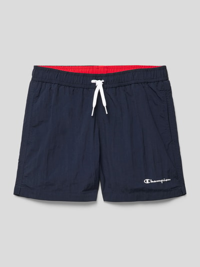 CHAMPION Badehose mit Label-Print Marine 1