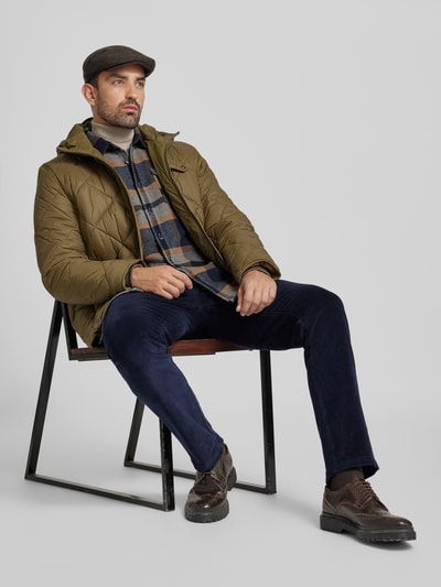 Barbour Koszula casualowa o kroju tailored fit z kieszeniami na piersi model ‘Rhobell’ Jasnoszary 1