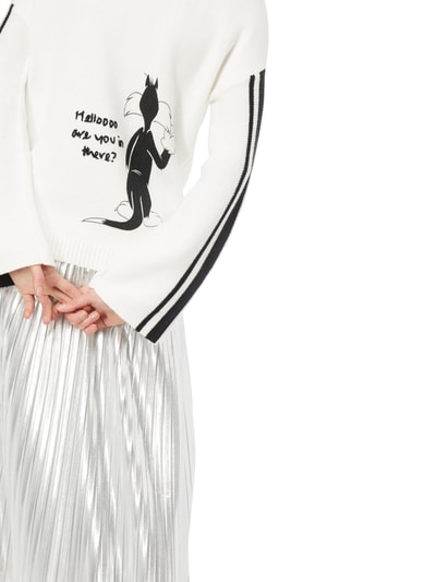 Frogbox Pullover mit Looney Tunes-Print Offwhite 6