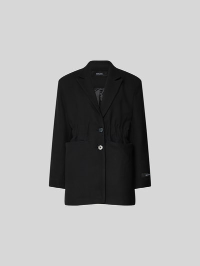 black palms Blazer mit Reverskragen Black 1