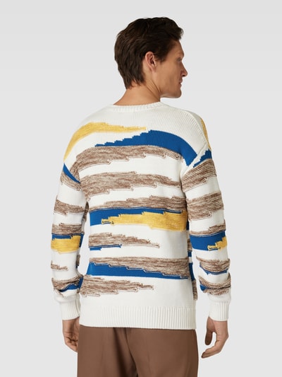 Scotch & Soda Sweter z dzianiny model ‘Landscape’ w odcieniu brudnej bieli Złamany biały 5