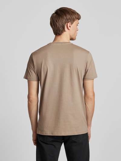 Alpha Industries T-shirt z nadrukiem z logo Beżowy 5