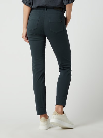 Luisa Cerano Skinny fit broek met stretch  Petrol - 5