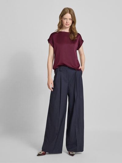 Vila Blusenshirt mit Rundhalsausschnitt Modell 'ELLETTE' Pflaume 1