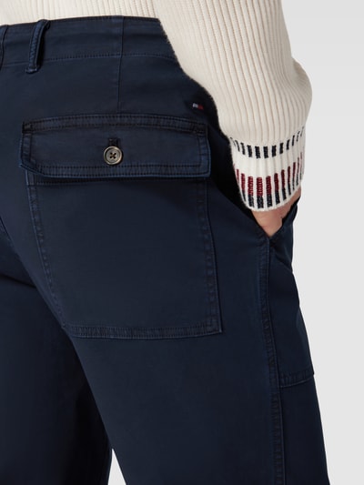 Tommy Hilfiger Stoffen broek met Franse steekzakken, model 'CHELSEA' Marineblauw - 3