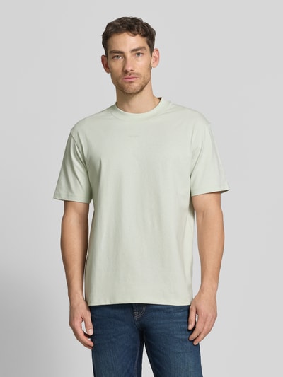 HUGO Regular Fit T-Shirt aus reiner Baumwolle Modell 'DAPOLINO' Hellgruen 4