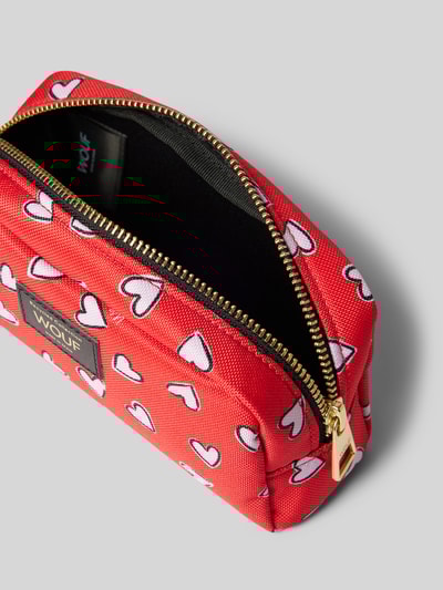 WOUF Kosmetiktasche mit Label-Badge Modell 'Crush' Rot 3